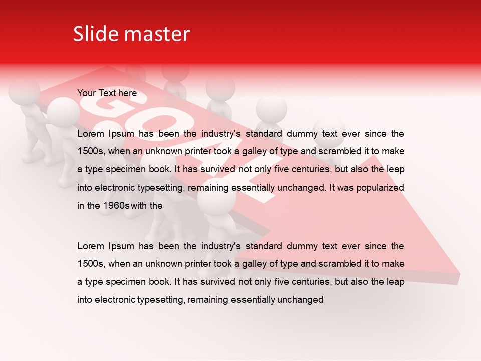 Corporate Arrow Partners PowerPoint Template