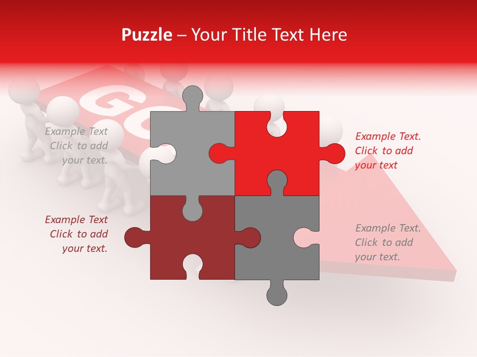 Corporate Arrow Partners PowerPoint Template