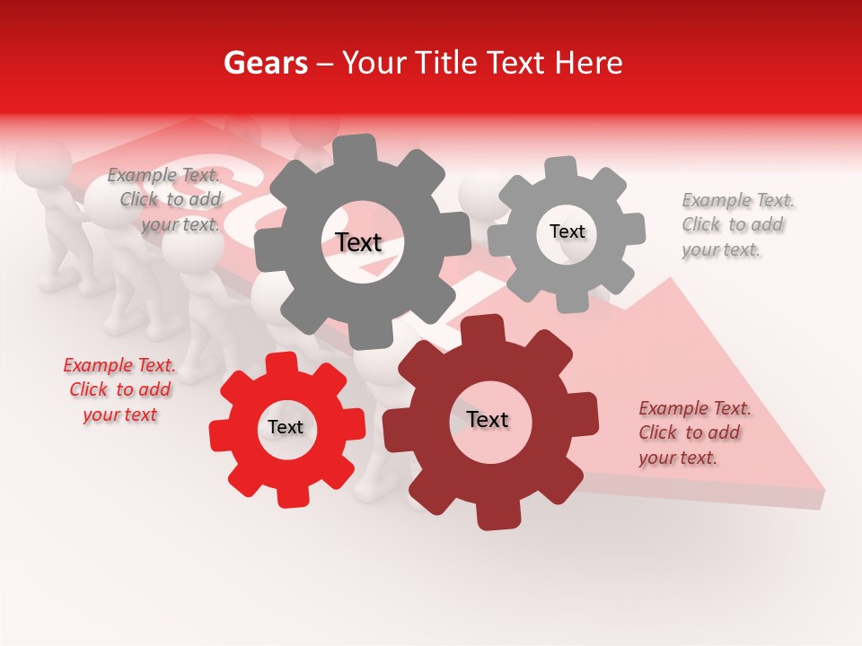 Corporate Arrow Partners PowerPoint Template