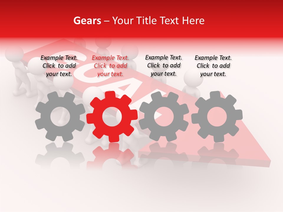 Corporate Arrow Partners PowerPoint Template