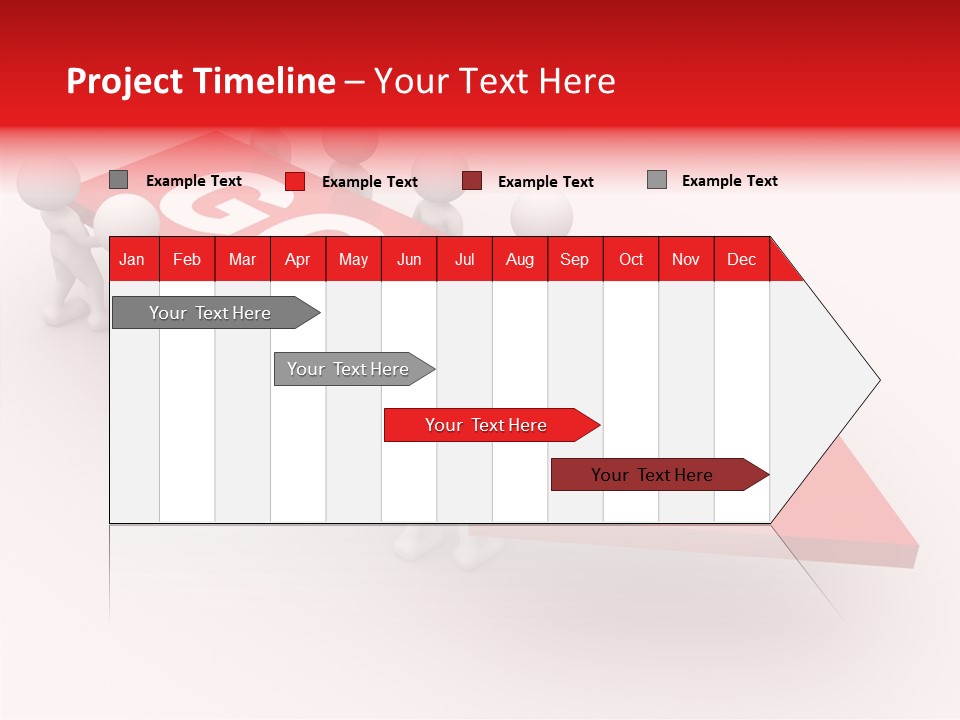 Corporate Arrow Partners PowerPoint Template