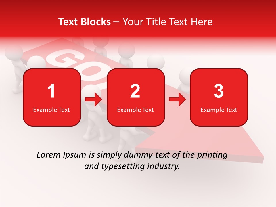 Corporate Arrow Partners PowerPoint Template