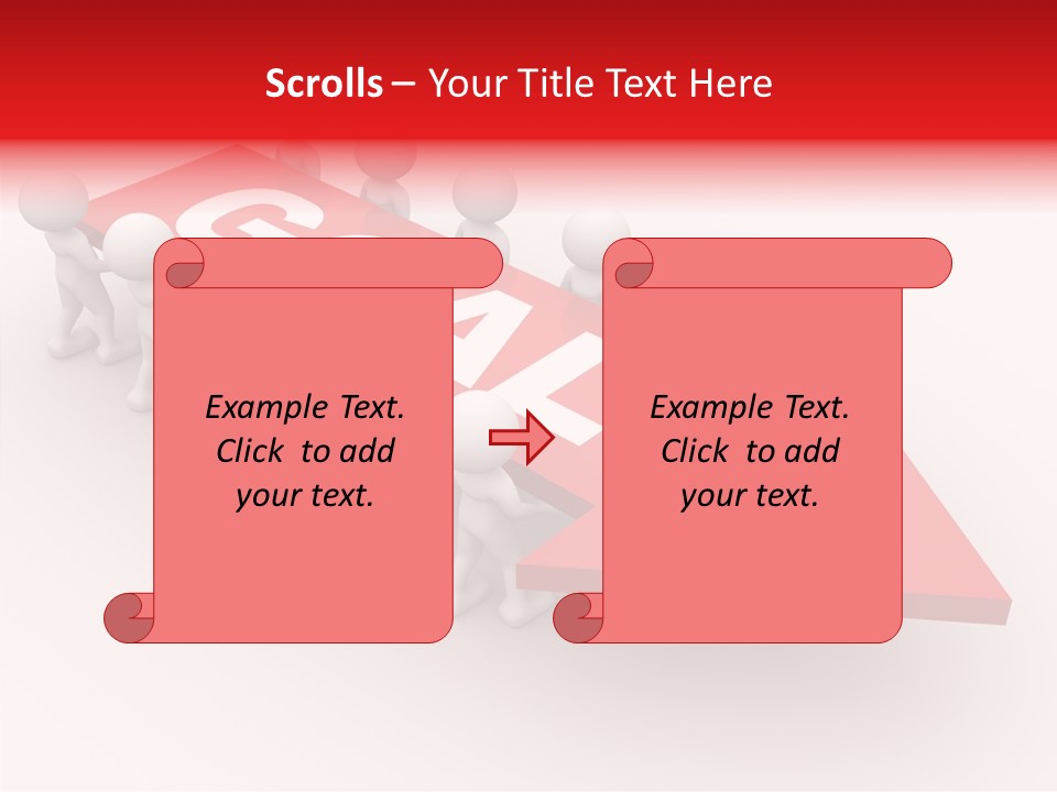 Corporate Arrow Partners PowerPoint Template