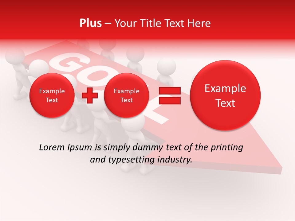Corporate Arrow Partners PowerPoint Template