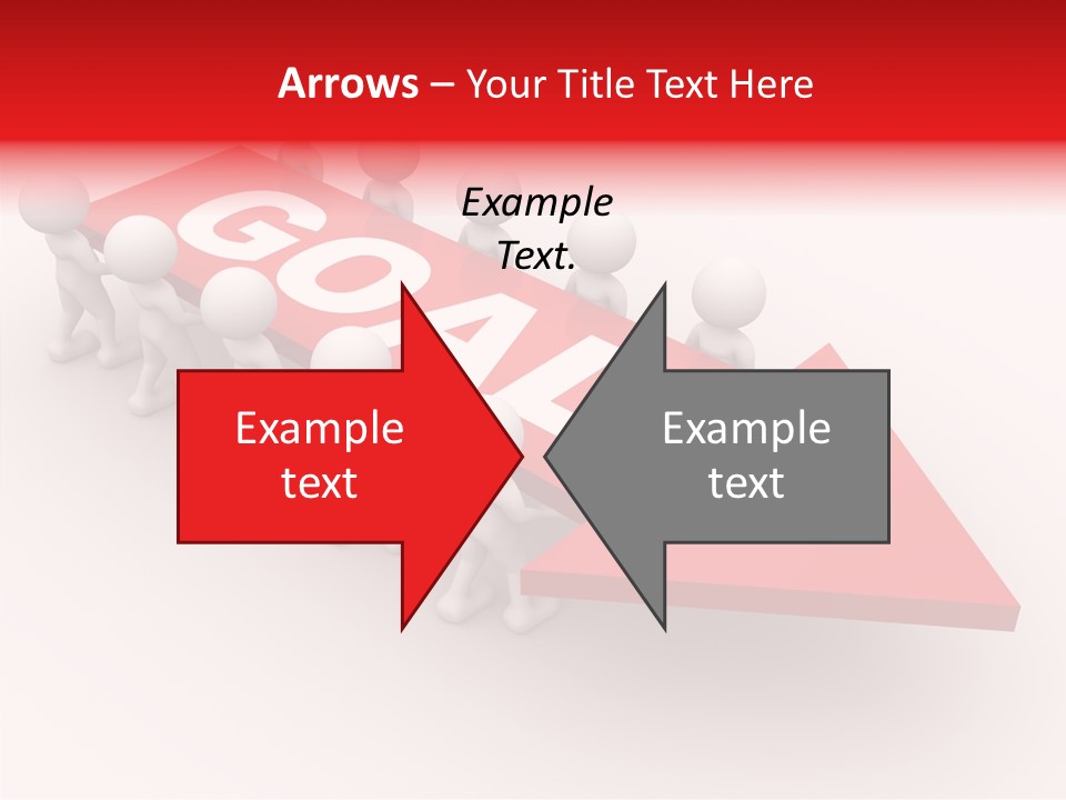 Corporate Arrow Partners PowerPoint Template
