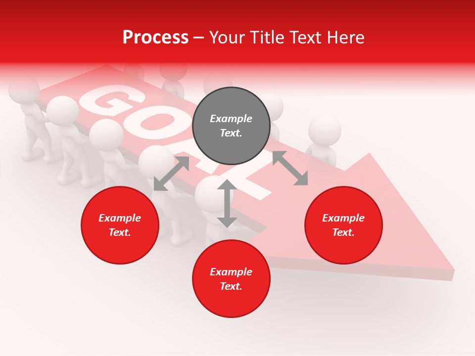 Corporate Arrow Partners PowerPoint Template