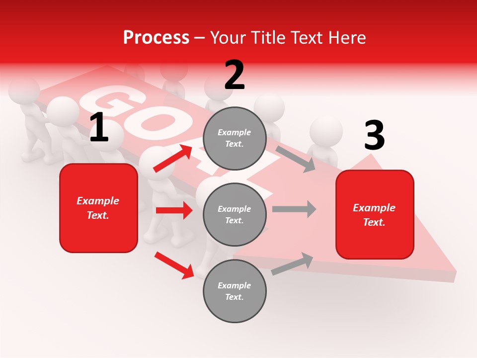Corporate Arrow Partners PowerPoint Template