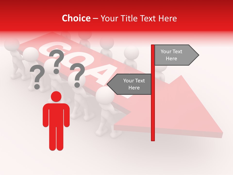 Corporate Arrow Partners PowerPoint Template