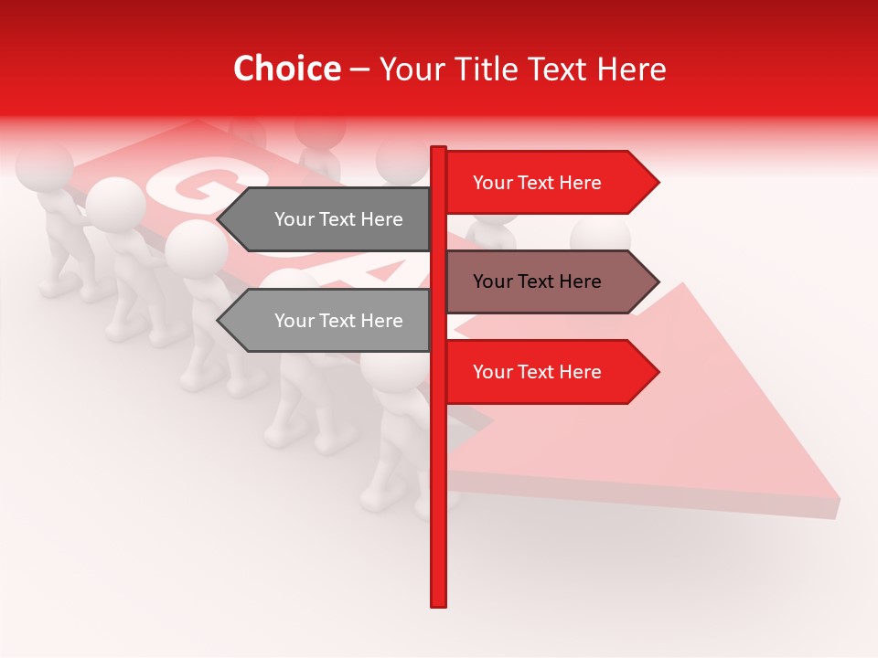 Corporate Arrow Partners PowerPoint Template