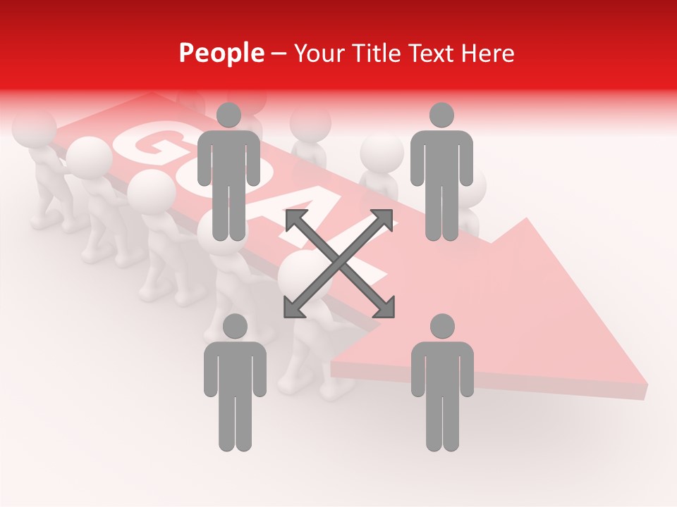 Corporate Arrow Partners PowerPoint Template