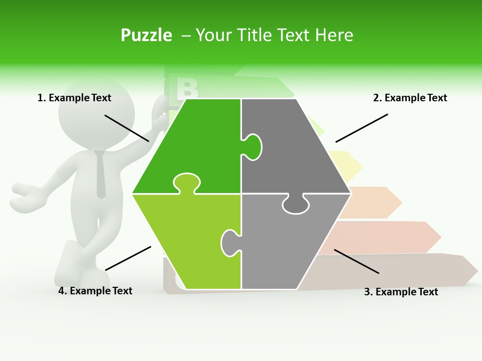 Industrial Construction Arrow PowerPoint Template