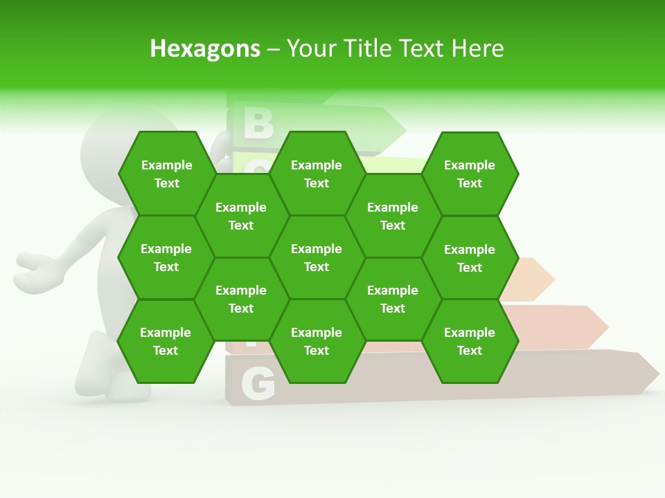 Industrial Construction Arrow PowerPoint Template
