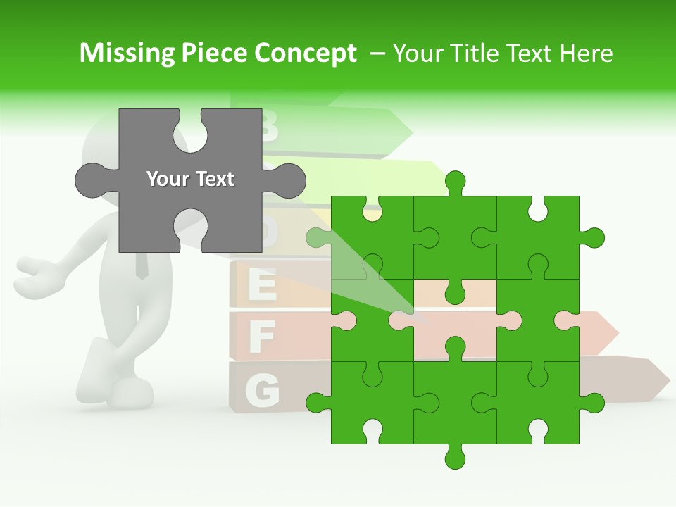 Industrial Construction Arrow PowerPoint Template