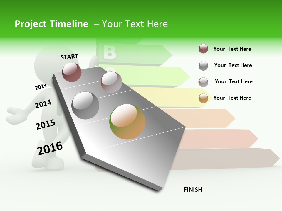 Industrial Construction Arrow PowerPoint Template