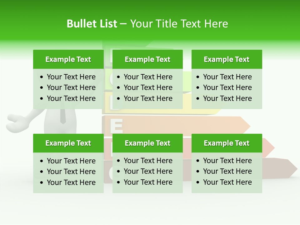 Industrial Construction Arrow PowerPoint Template