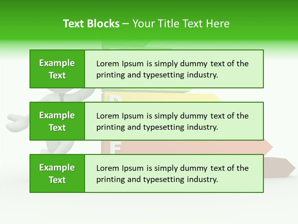 Industrial Construction Arrow PowerPoint Template