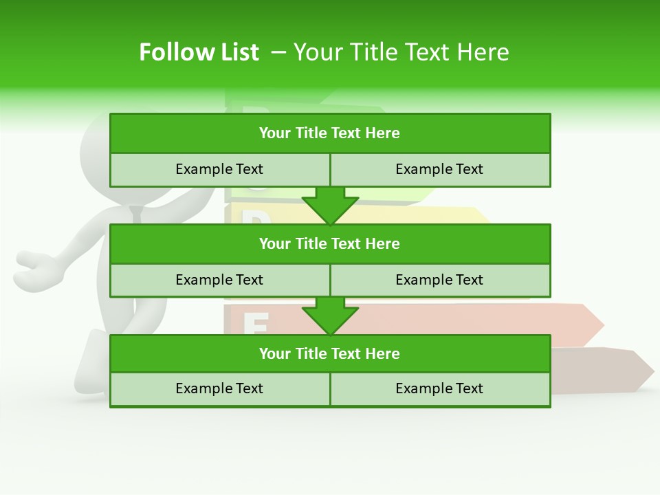 Industrial Construction Arrow PowerPoint Template