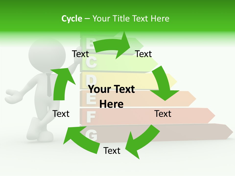 Industrial Construction Arrow PowerPoint Template