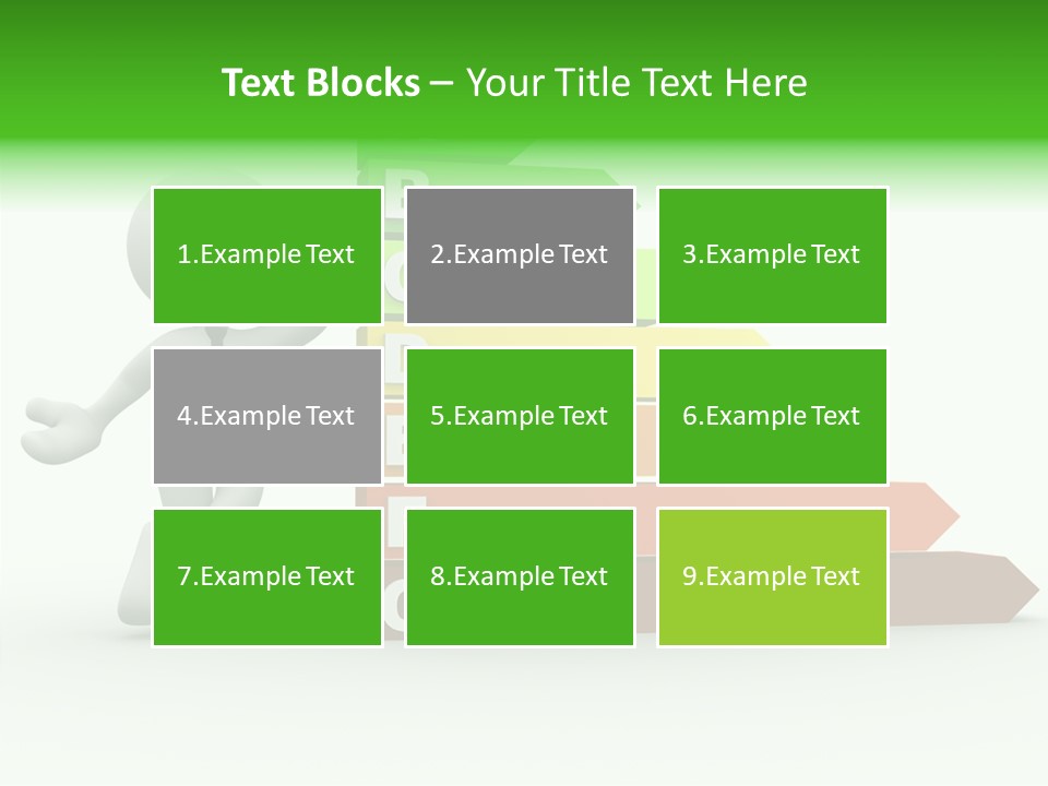 Industrial Construction Arrow PowerPoint Template