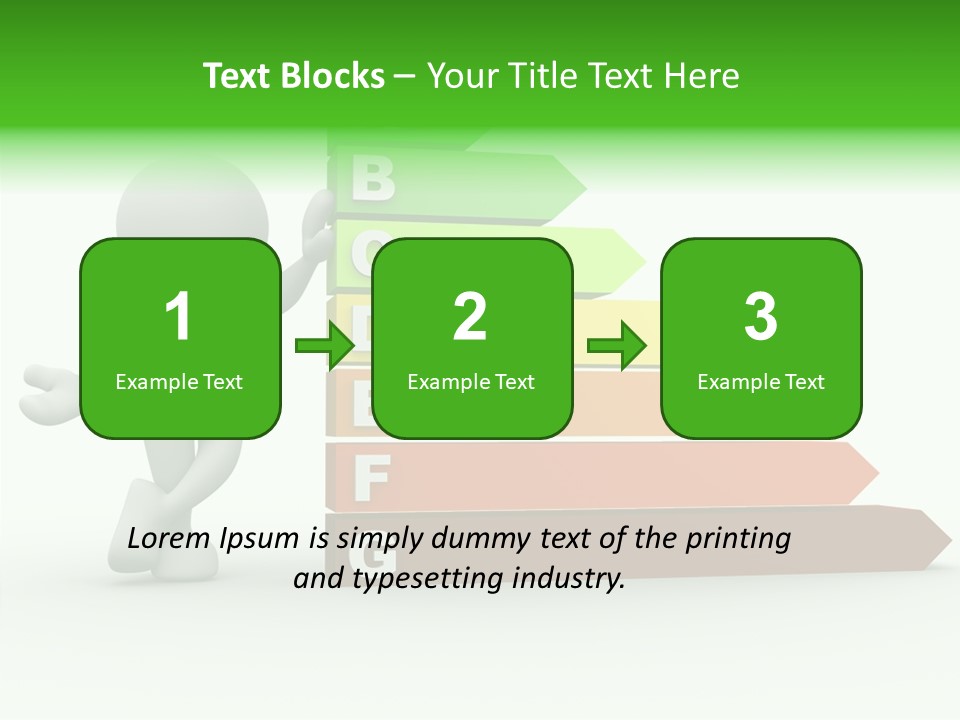Industrial Construction Arrow PowerPoint Template
