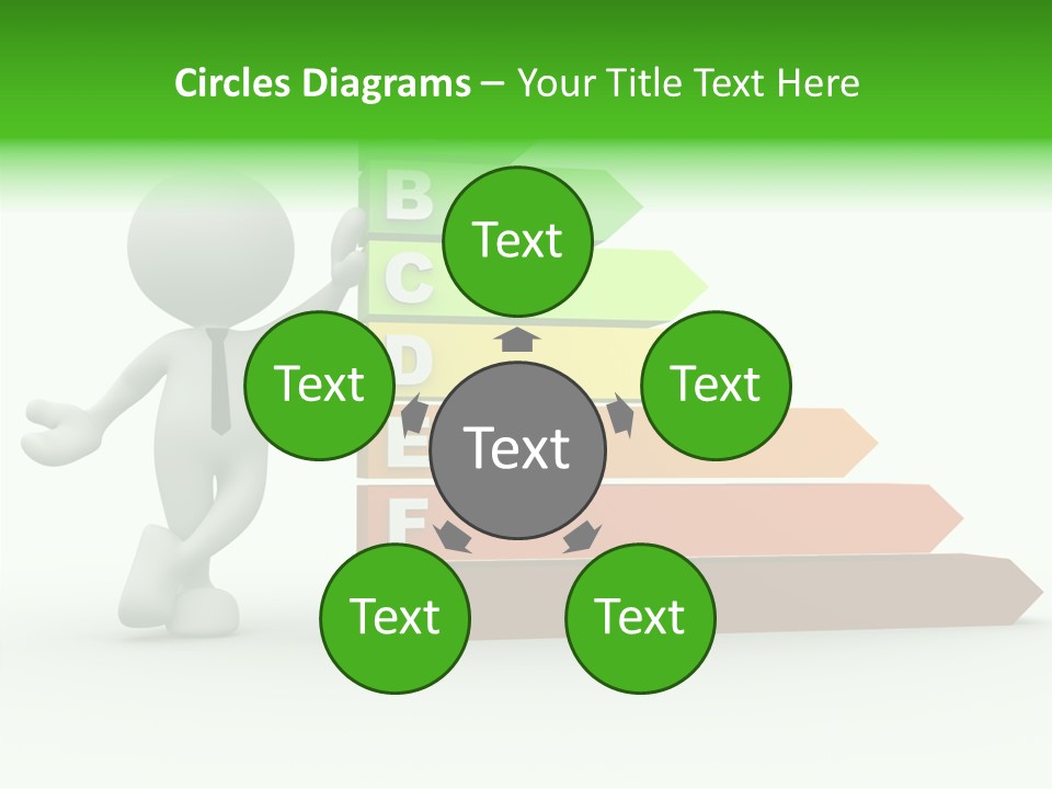 Industrial Construction Arrow PowerPoint Template