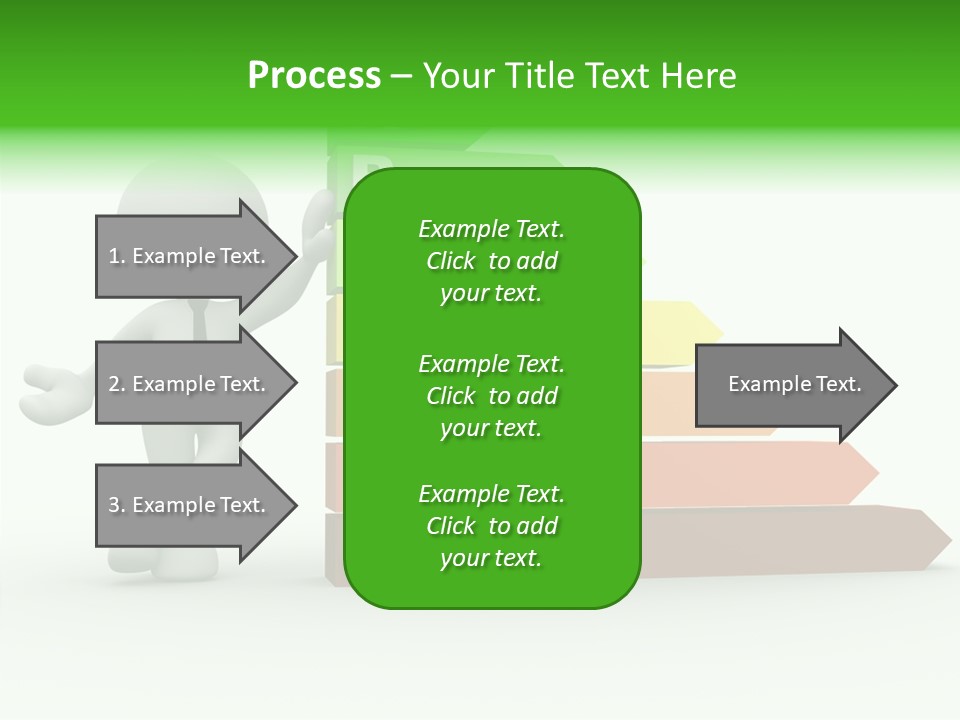 Industrial Construction Arrow PowerPoint Template