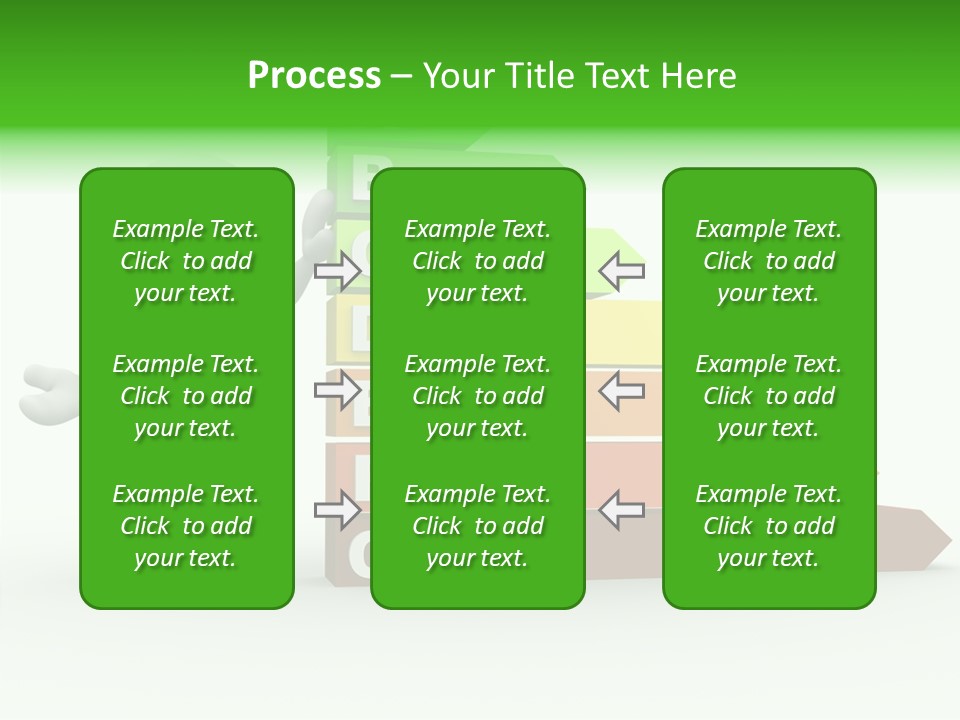 Industrial Construction Arrow PowerPoint Template