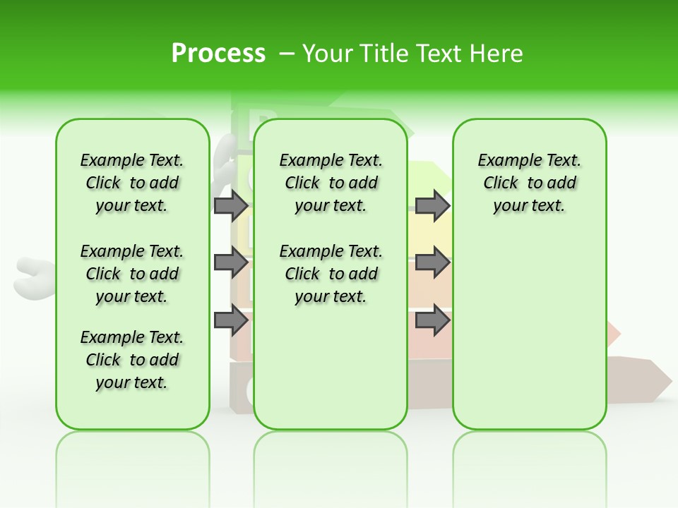 Industrial Construction Arrow PowerPoint Template