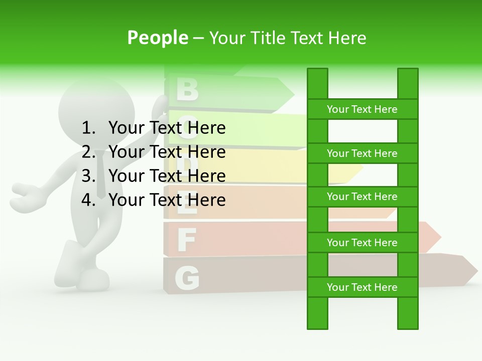 Industrial Construction Arrow PowerPoint Template