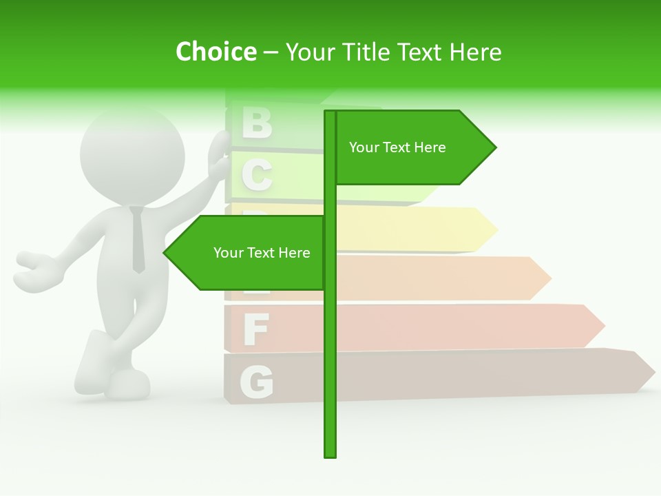 Industrial Construction Arrow PowerPoint Template