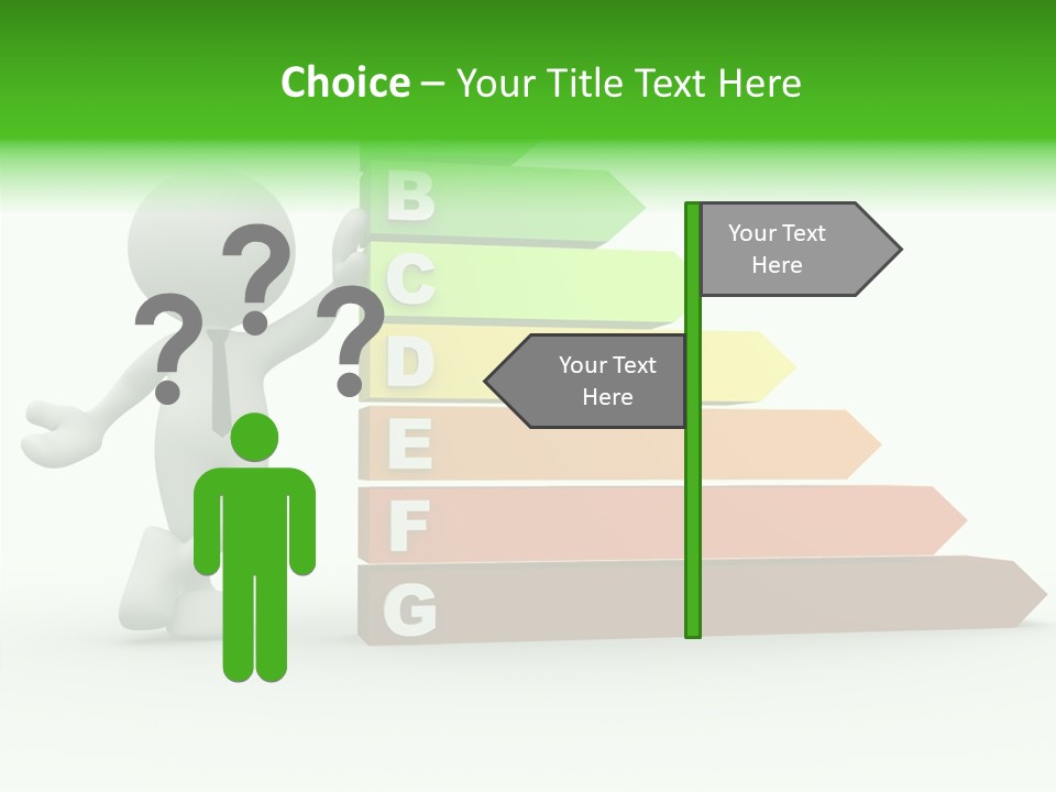 Industrial Construction Arrow PowerPoint Template