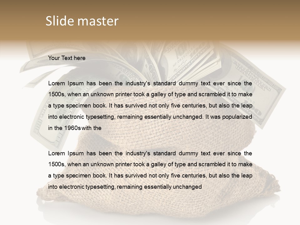 Closeup Clamp  PowerPoint Template