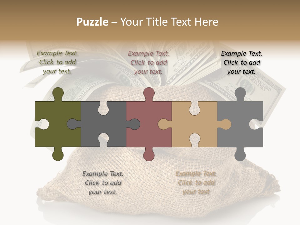 Closeup Clamp  PowerPoint Template