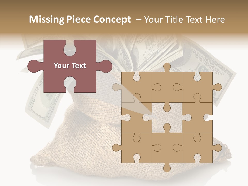 Closeup Clamp  PowerPoint Template