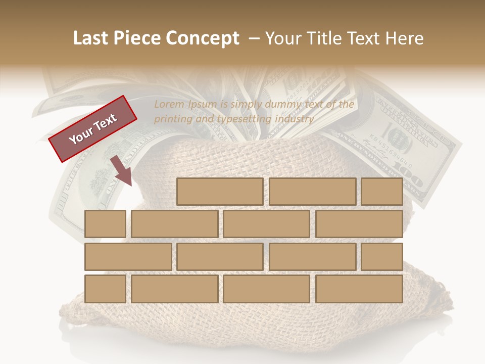 Closeup Clamp  PowerPoint Template