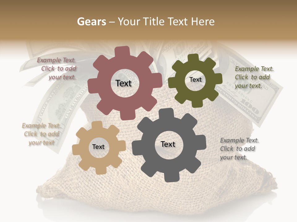 Closeup Clamp  PowerPoint Template