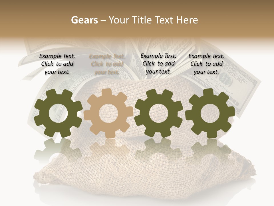 Closeup Clamp  PowerPoint Template