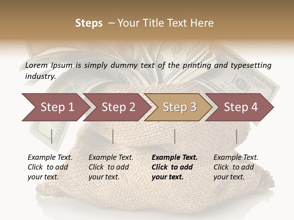 Closeup Clamp  PowerPoint Template