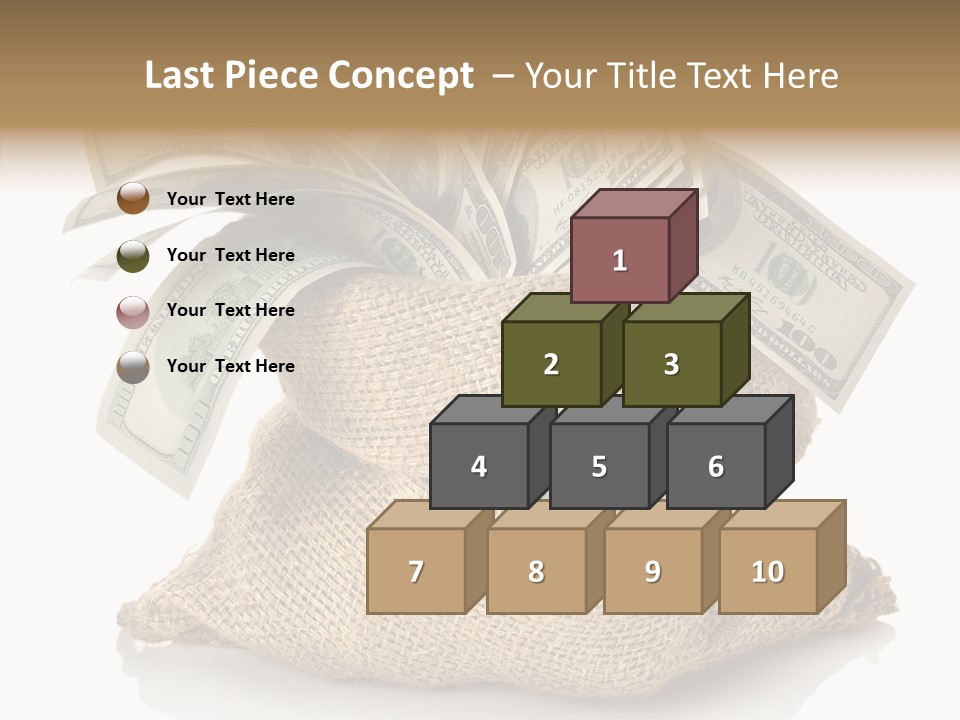 Closeup Clamp  PowerPoint Template