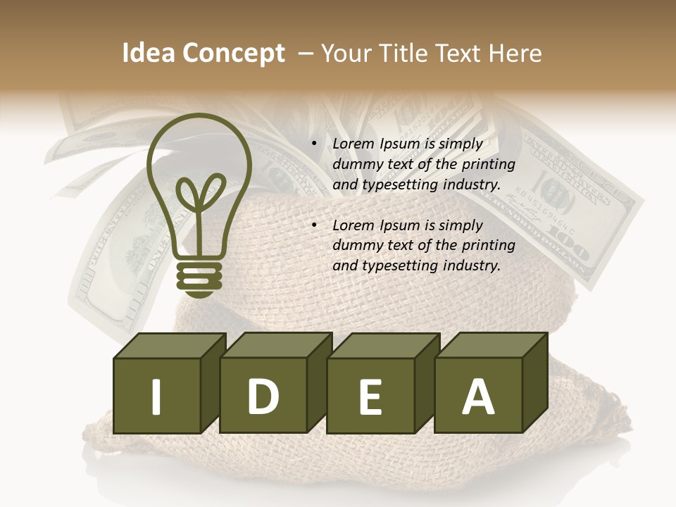 Closeup Clamp  PowerPoint Template