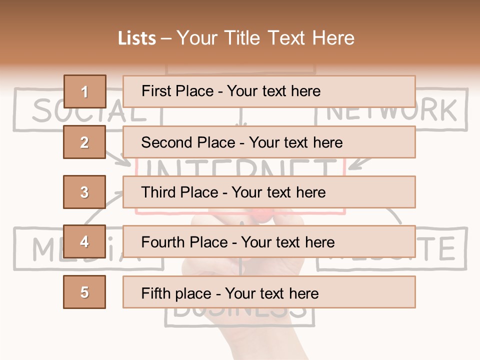 Flow Male Www PowerPoint Template