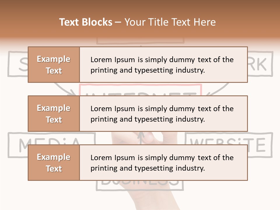Flow Male Www PowerPoint Template
