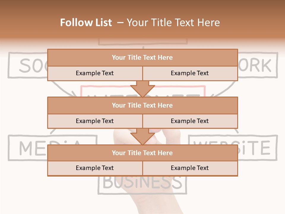 Flow Male Www PowerPoint Template