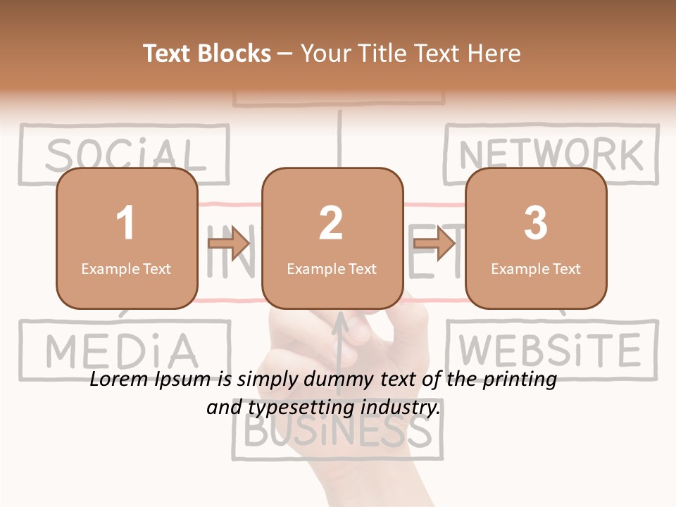 Flow Male Www PowerPoint Template