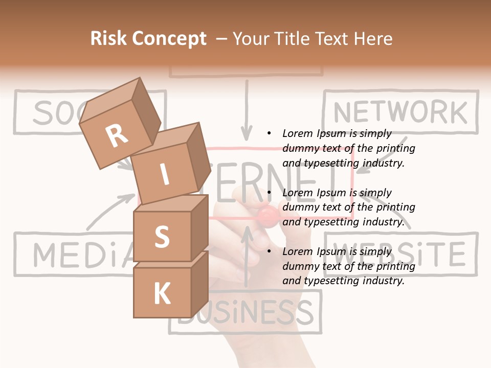Flow Male Www PowerPoint Template