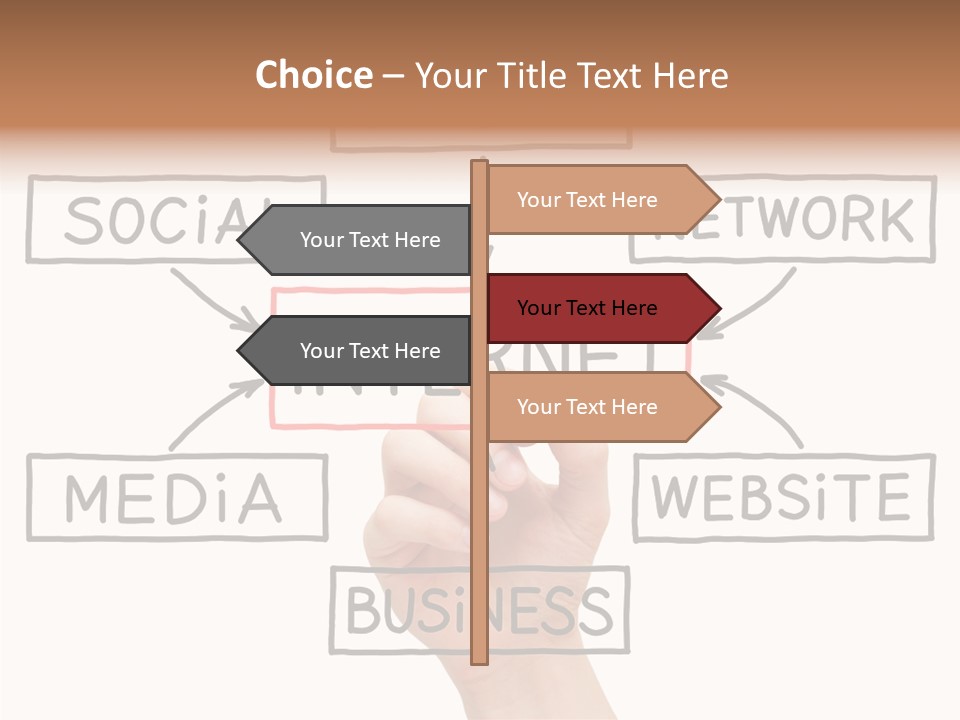 Flow Male Www PowerPoint Template