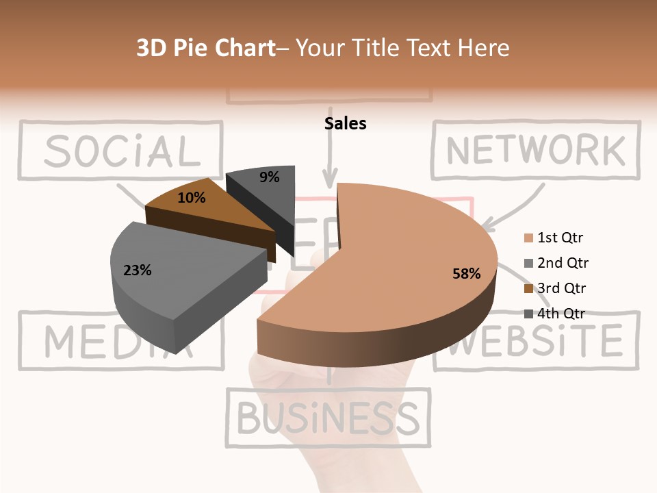 Flow Male Www PowerPoint Template