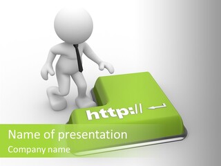 Network Web Find PowerPoint Template