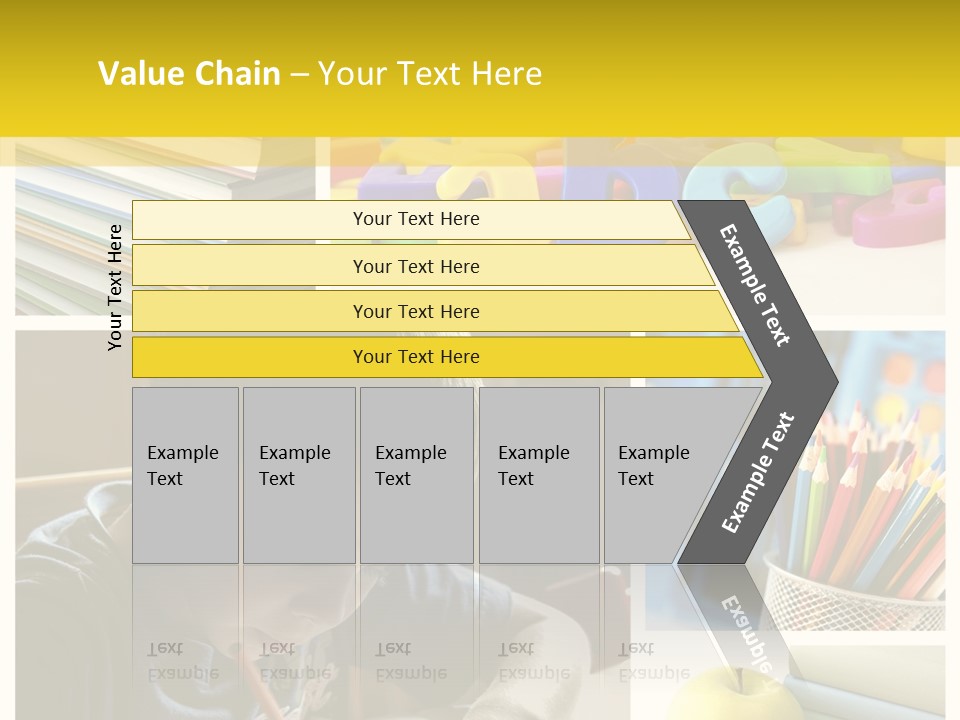 Study Studing Drawing Collection PowerPoint Template