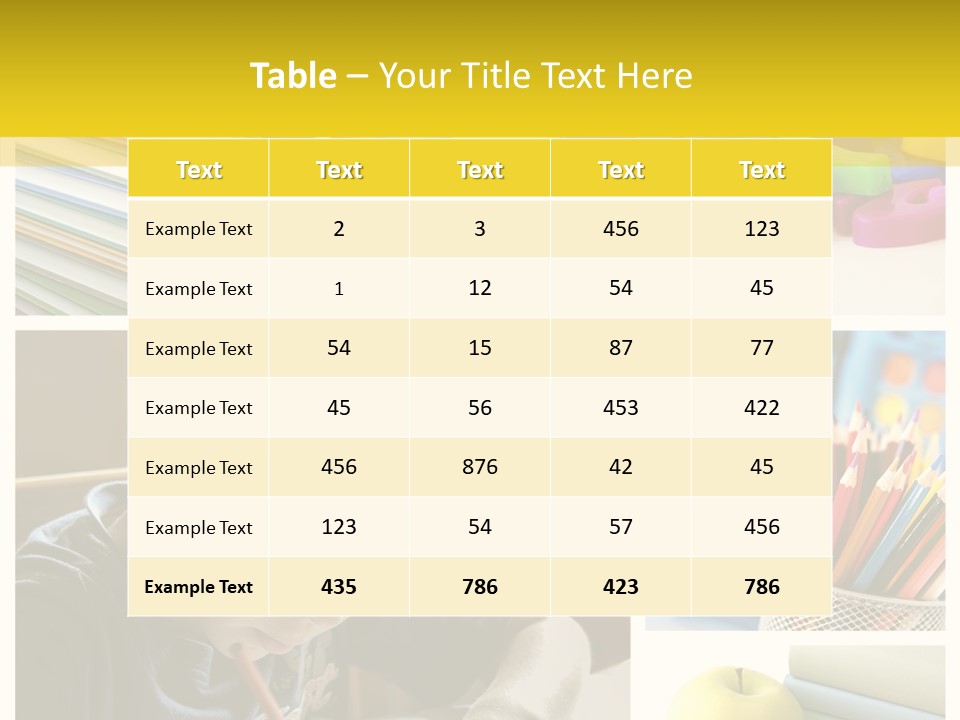 Study Studing Drawing Collection PowerPoint Template